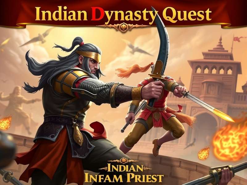 Indian Dynasty Quest Battle Scene